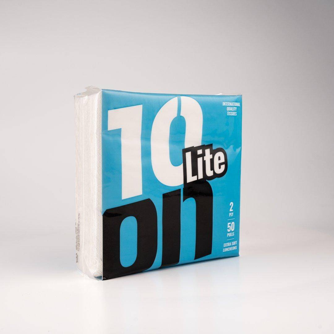 10ON Lite Paper Napkin, 2 Ply, 33x33cm, 50 Pulls  - Main product image