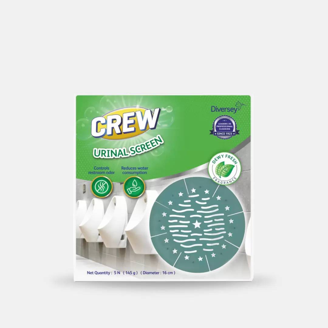 Main image of Crew Urinal Screen (Dew Green) 5 Nos