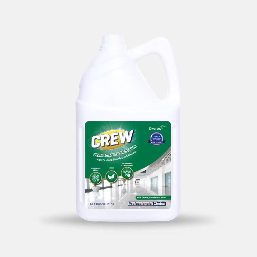 Crew Disinfectant Floor Cleaner (Neem), 5L - Thumbnail 1