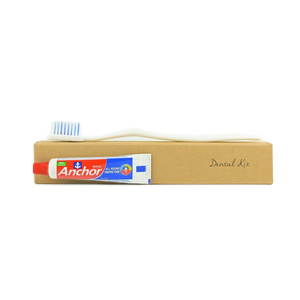 Dental Kit Toothbrush & Toothpaste, Kraft Box Series