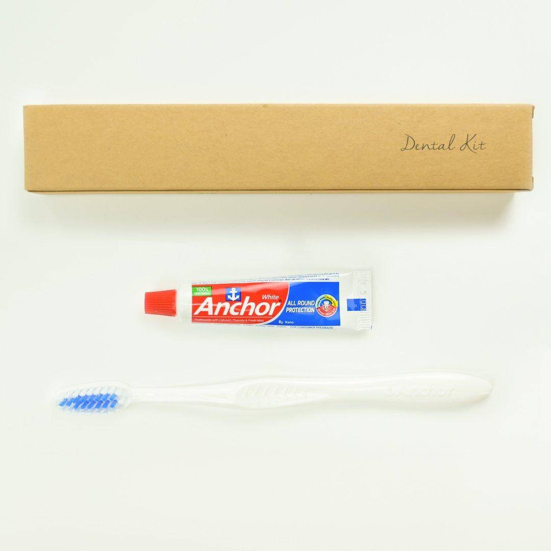 Dental Kit Toothbrush & Toothpaste, Kraft Box Series - Image 3