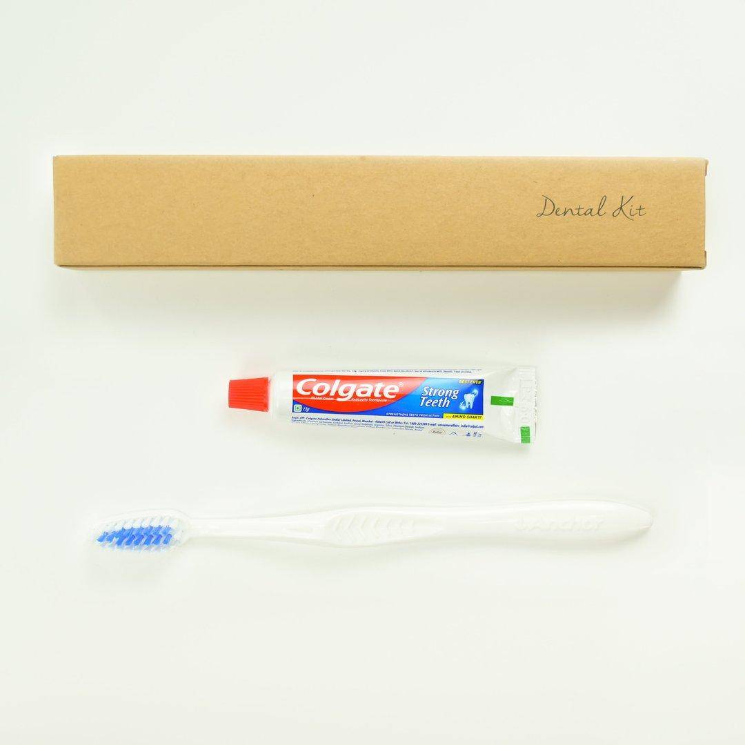 Image 3 of Single Dental Kit Colgate in Brown Box