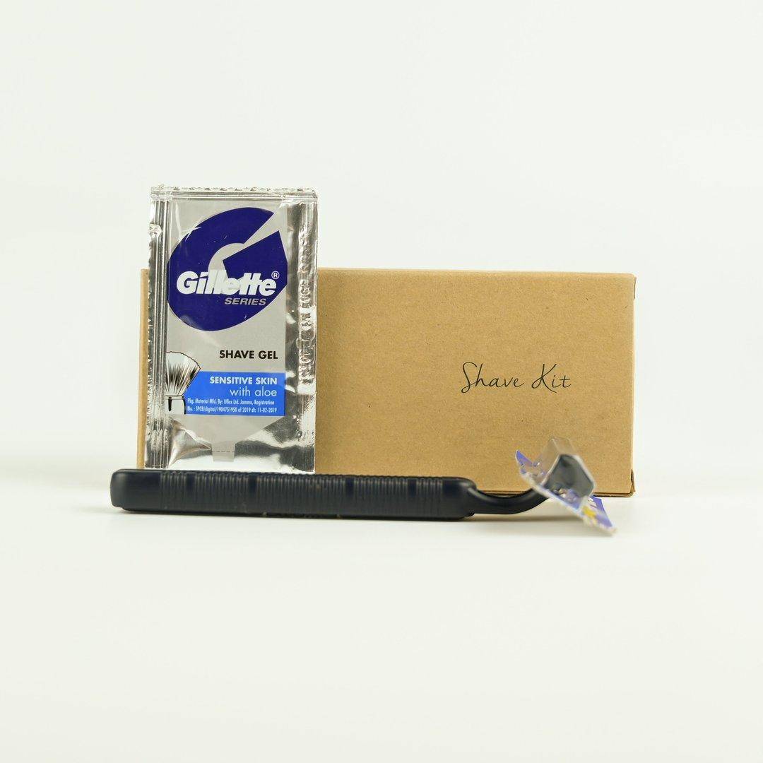 Shave Kit - Gillette Razor & Gillette Gel, Kraft Box Series