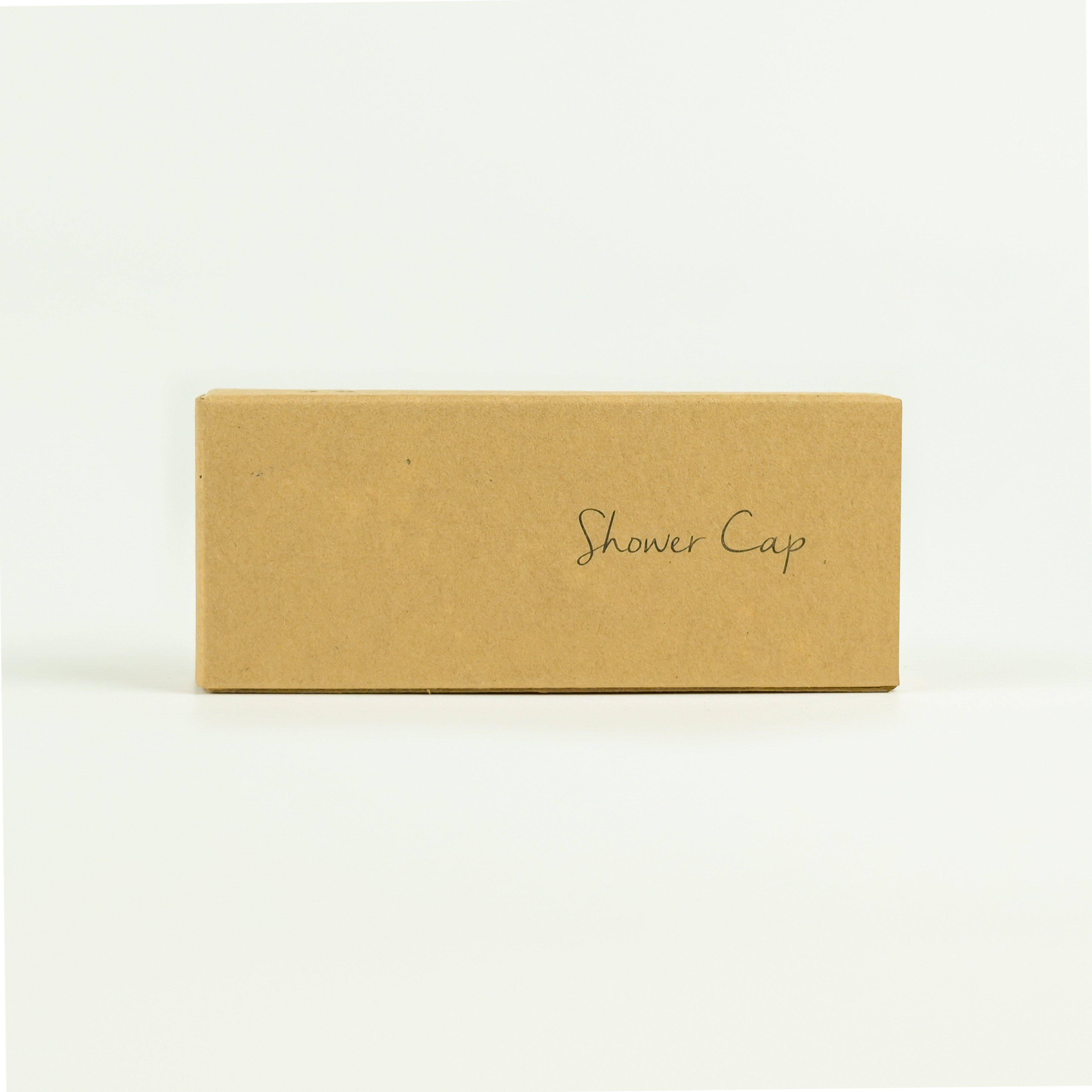 Disposable Shower Cap in Recycled Kraft Box - Image 1