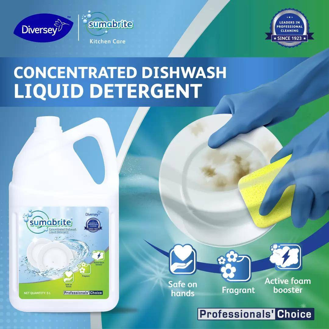 Image 2 of Sumabrite Dishwash Liquid, 5 Litre