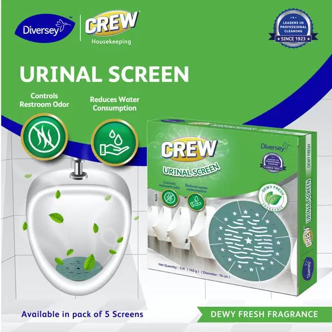 Image 2 of Crew Urinal Screen (Dew Green) 5 Nos