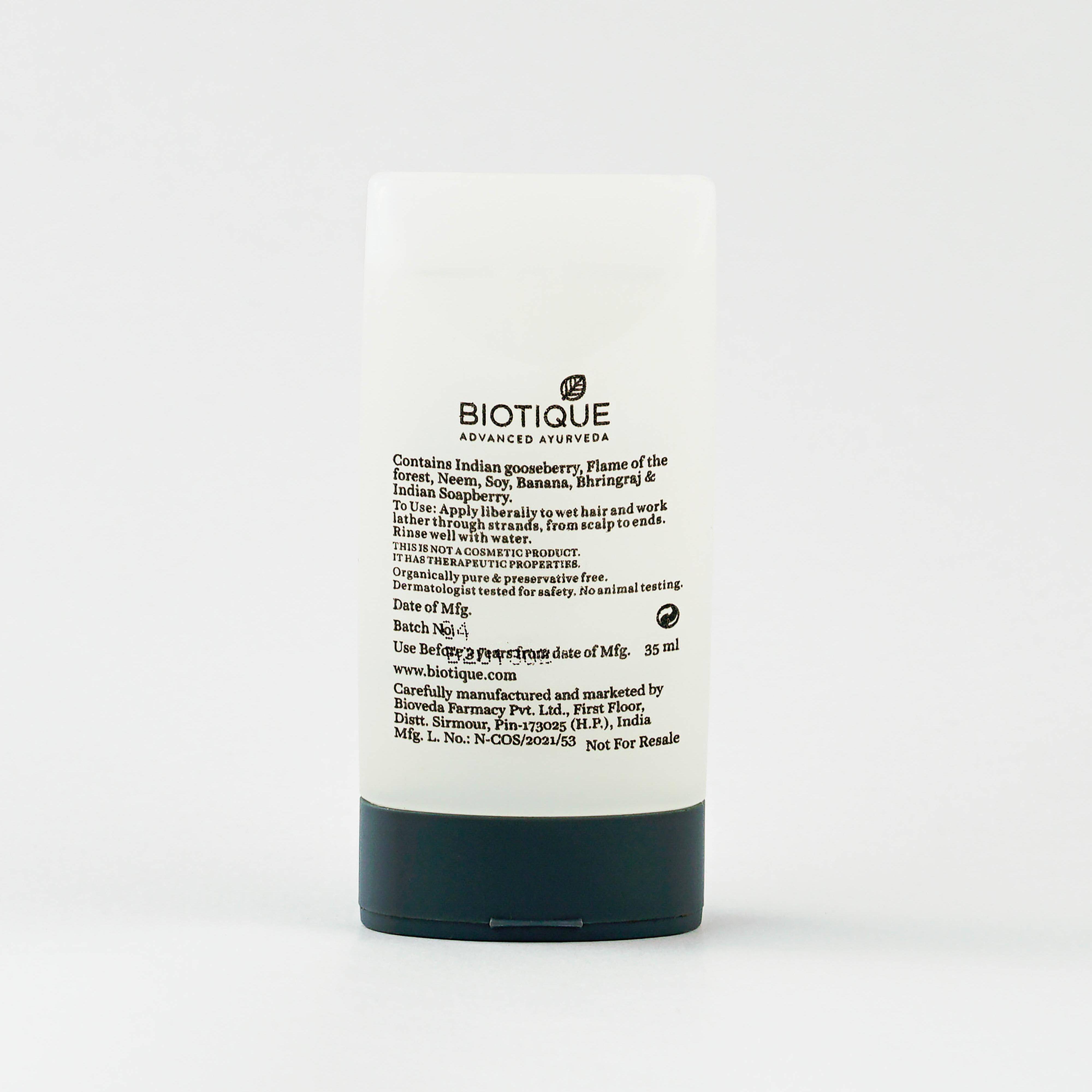 Image 2 of Biotique Orange Blossom Shampoo Inverted Bottle 35 ml