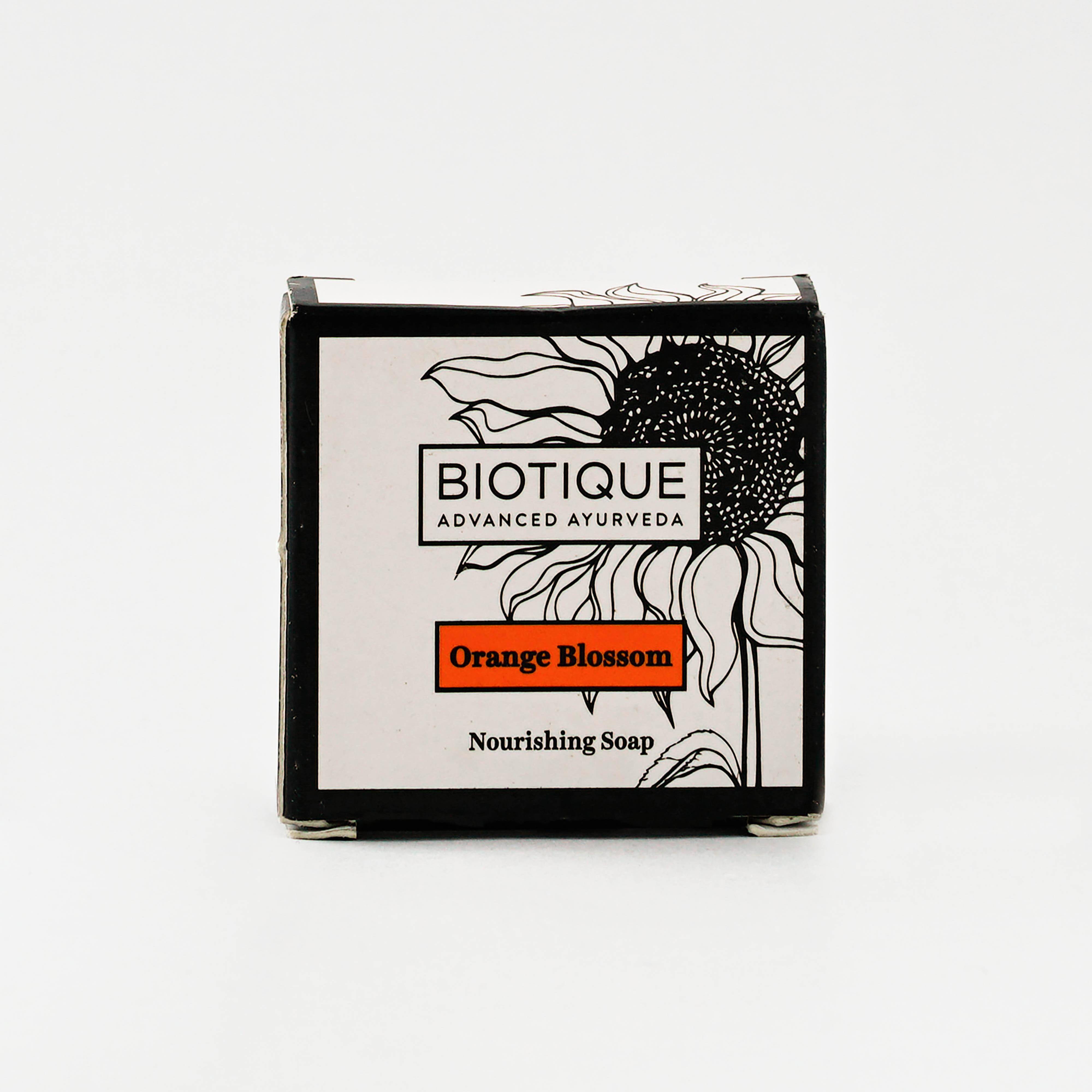 Biotique Orange Blossom Soap Paper Box 25 gm - Thumbnail 1