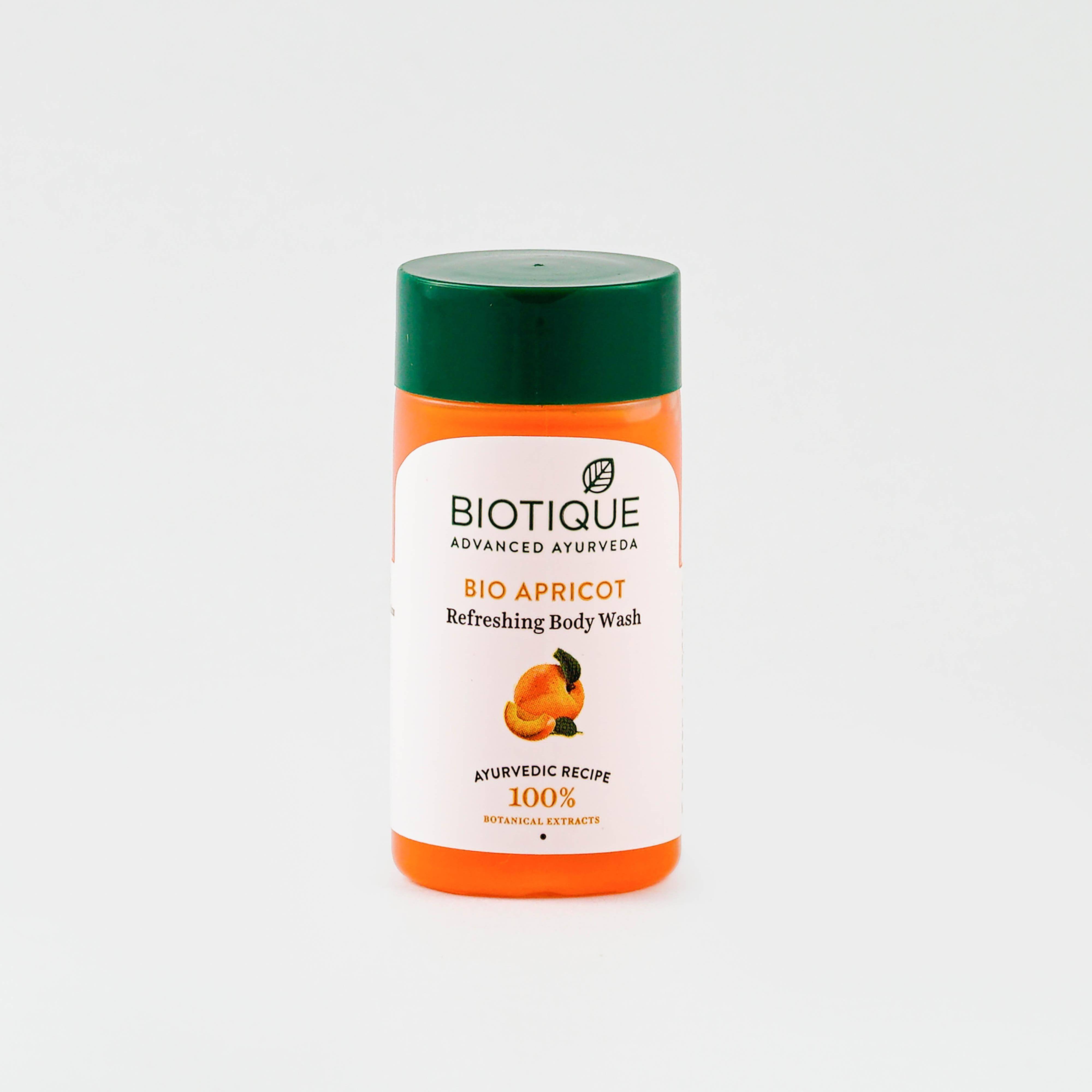 Biotique Apricot Body Wash (Shower Gel), 25ml - Thumbnail 1