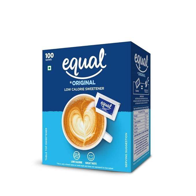 Equal Original Low Calorie Sweetener - 100 Sachets Pack