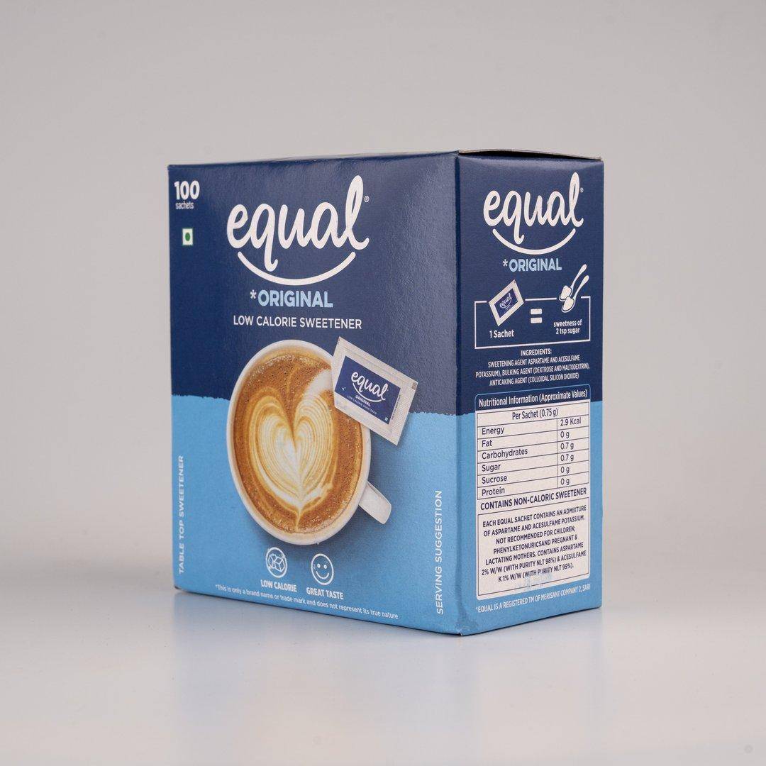 Image 4 of Equal Original Low Calorie Sweetener - 100 Sachets Pack