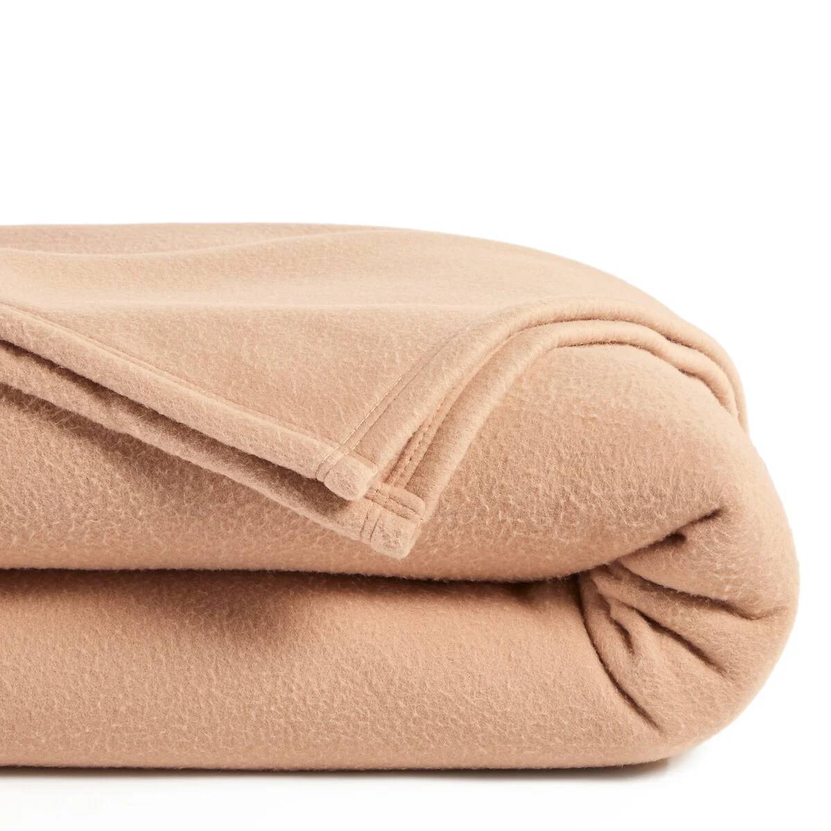 SOHUM Fleece Blanket - Plain Brown - 60x90