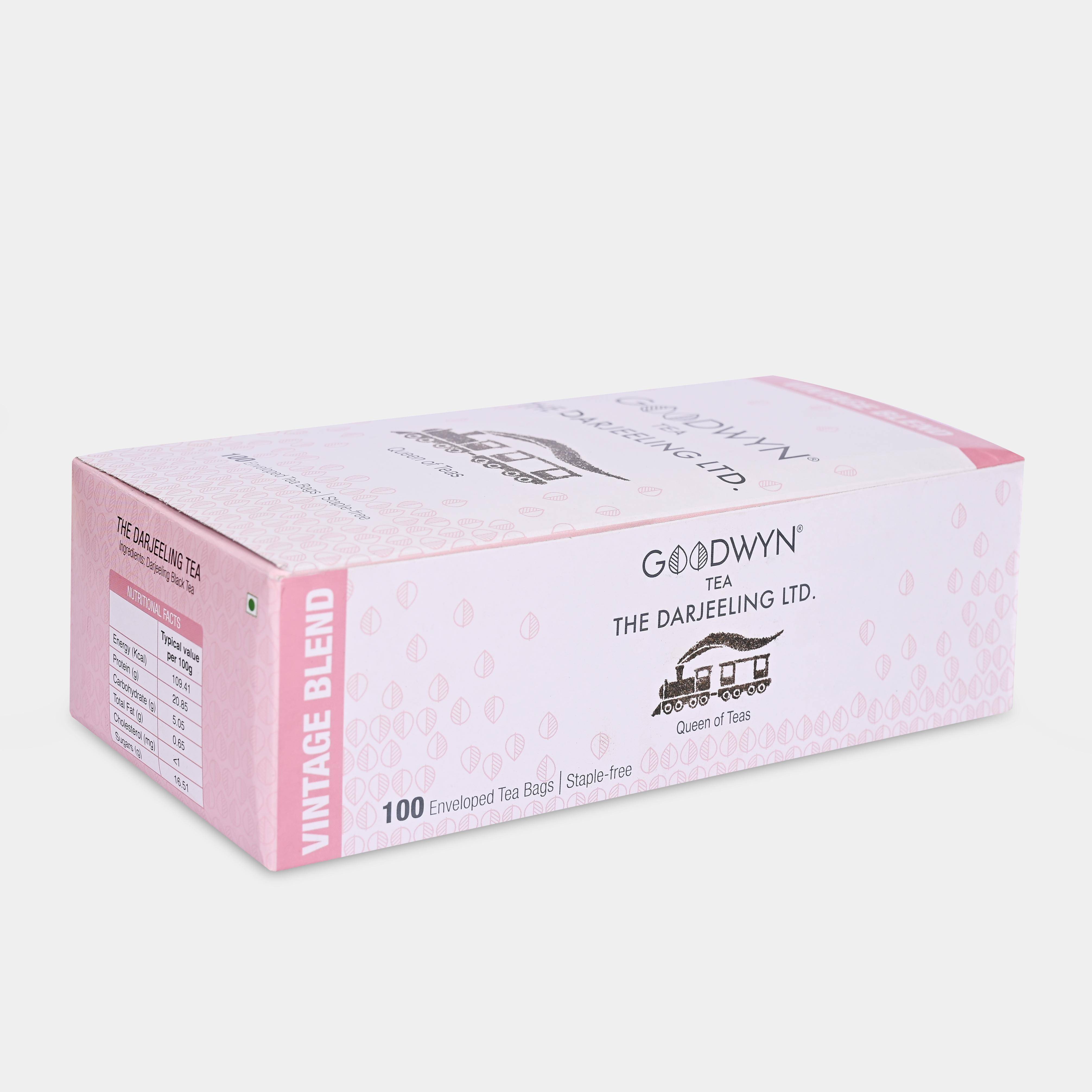 Image 6 of Goodwyn Darjeeling Tea Enveloped Tea Bags 100s