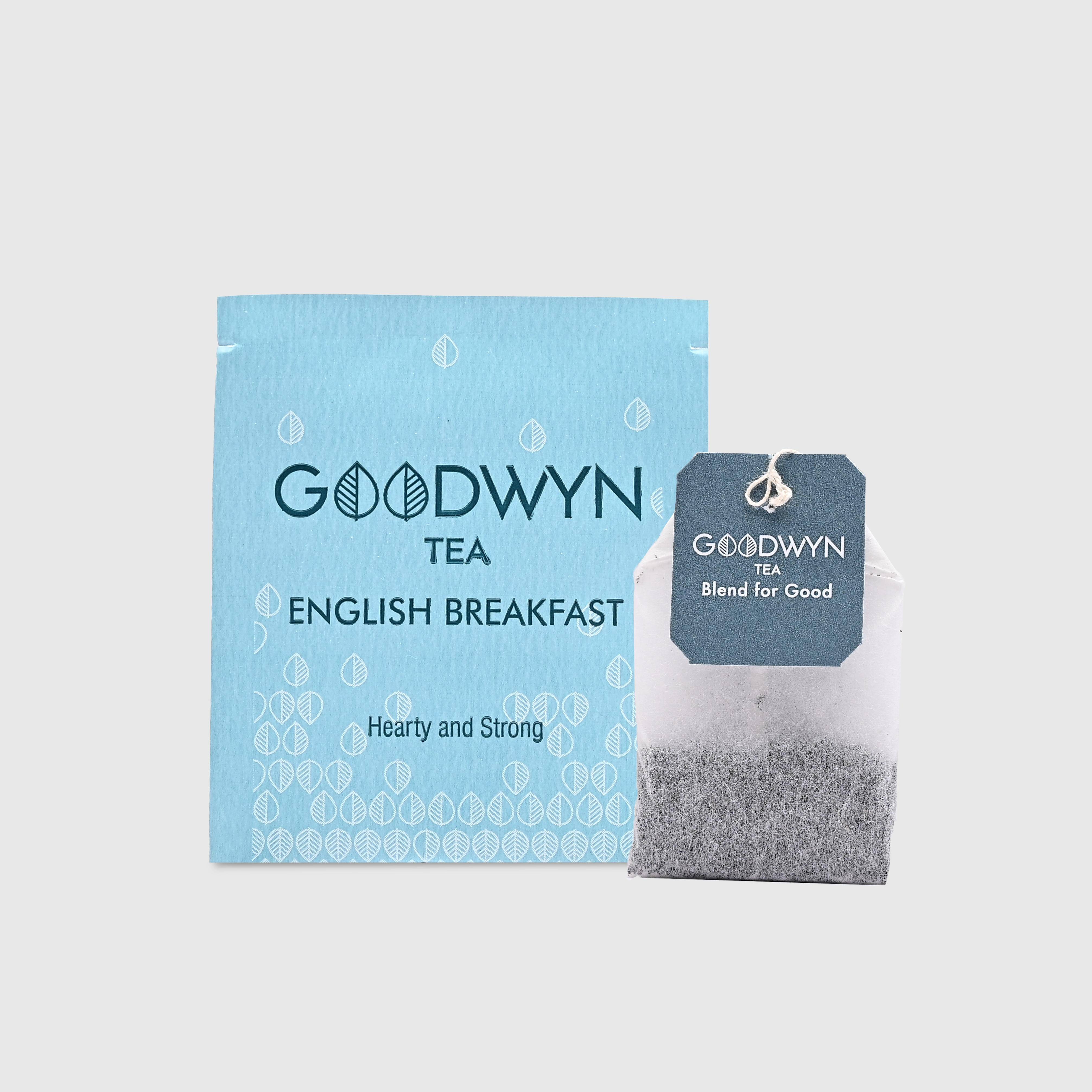 Image 1 of Goodwyn English Breakfast Enveloped Tea Bags 100s