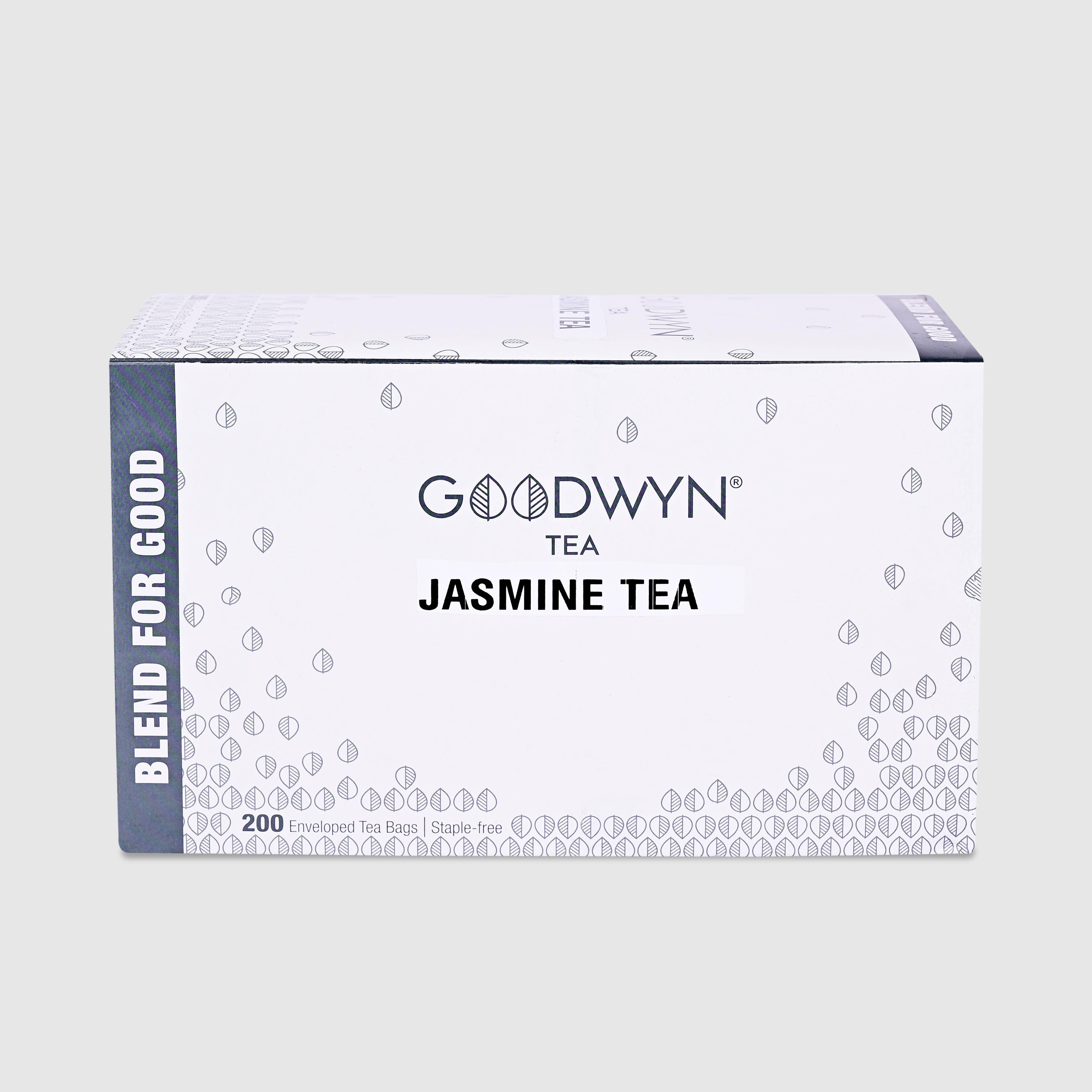 Image 5 of Goodwyn Jasmine Green Tea Enveloped Tea Bags 100s