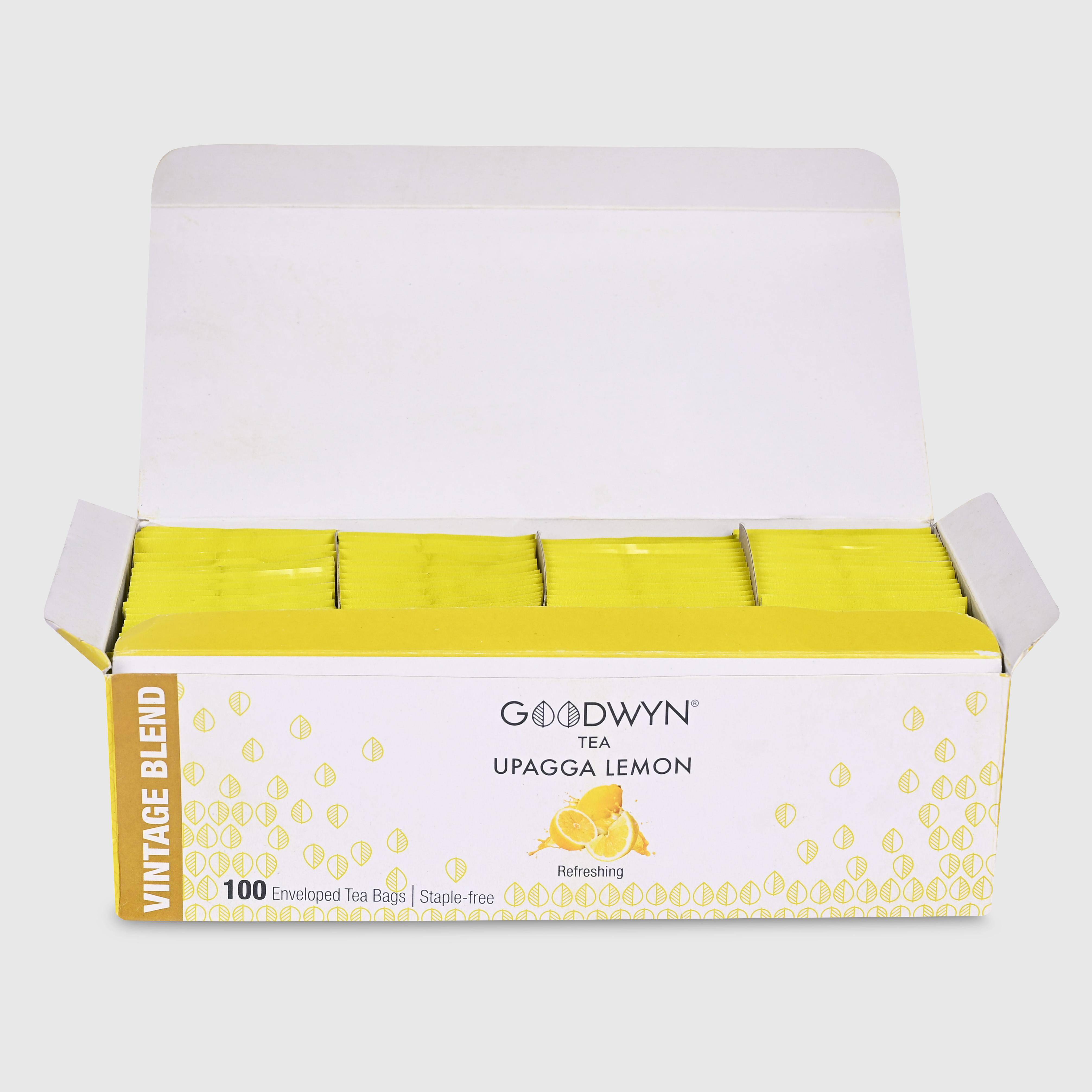 Image 3 of Goodwyn Lemon Enveloped Tea Bags 100s