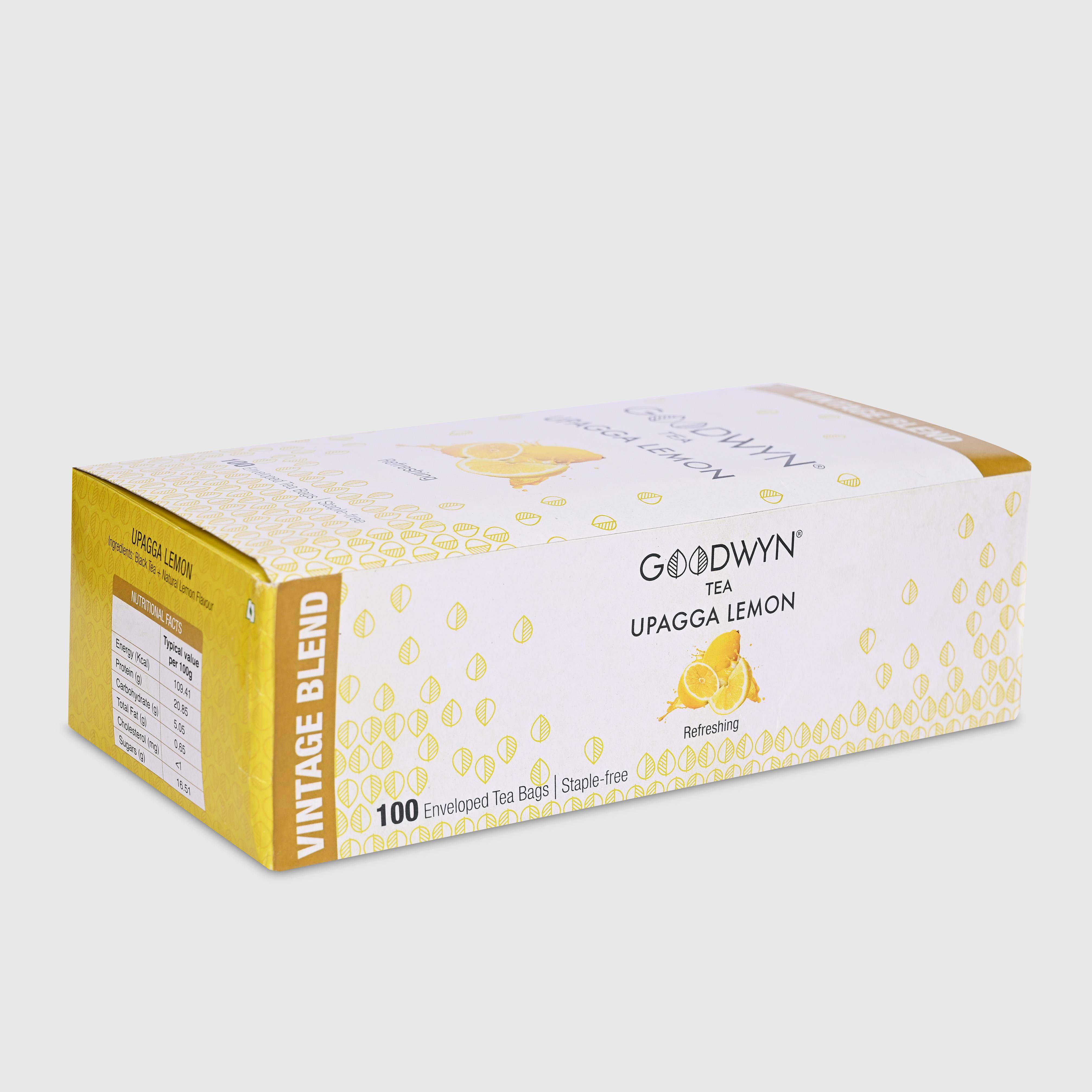 Image 6 of Goodwyn Lemon Enveloped Tea Bags 100s