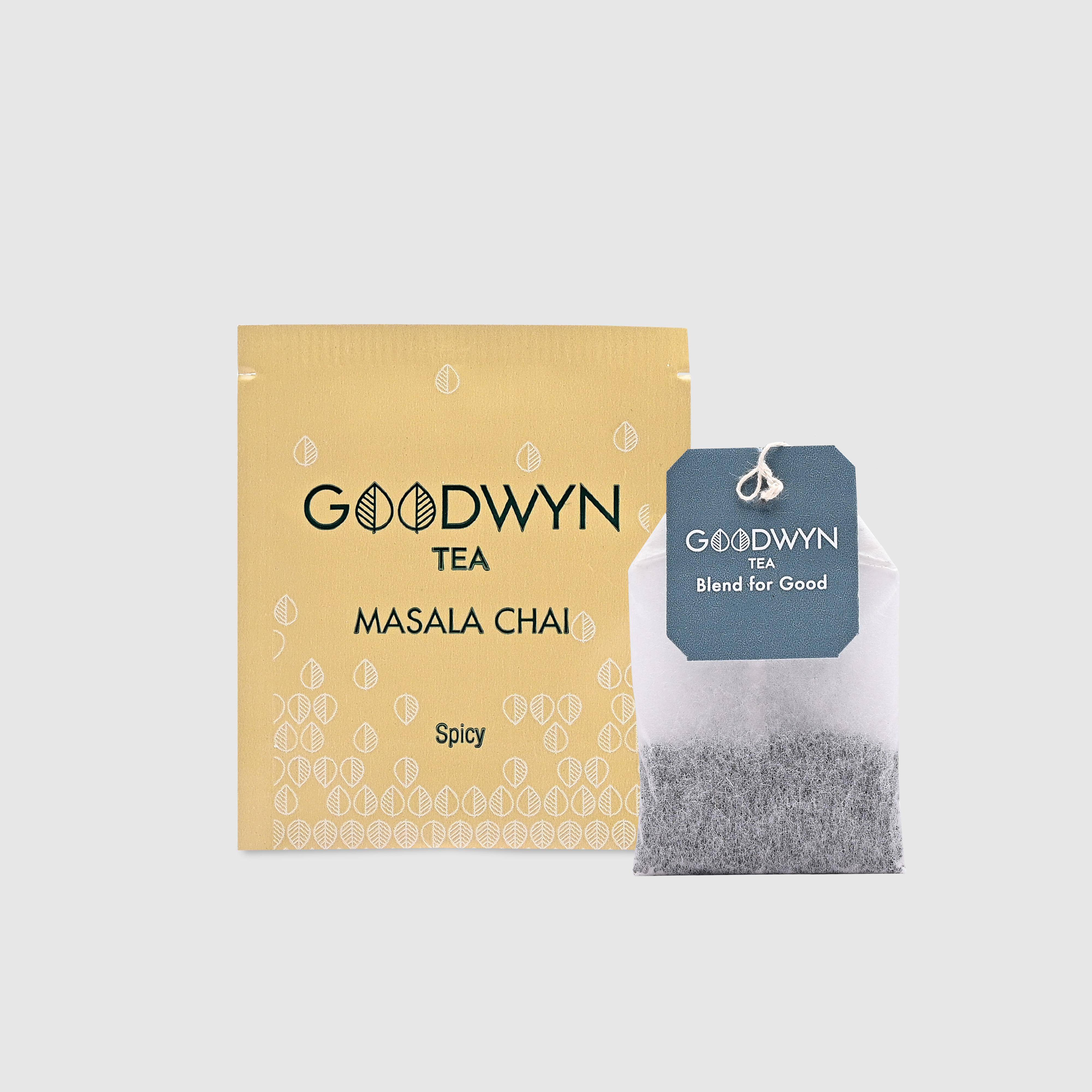 Goodwyn Masala Chai Enveloped Tea Bags 100s