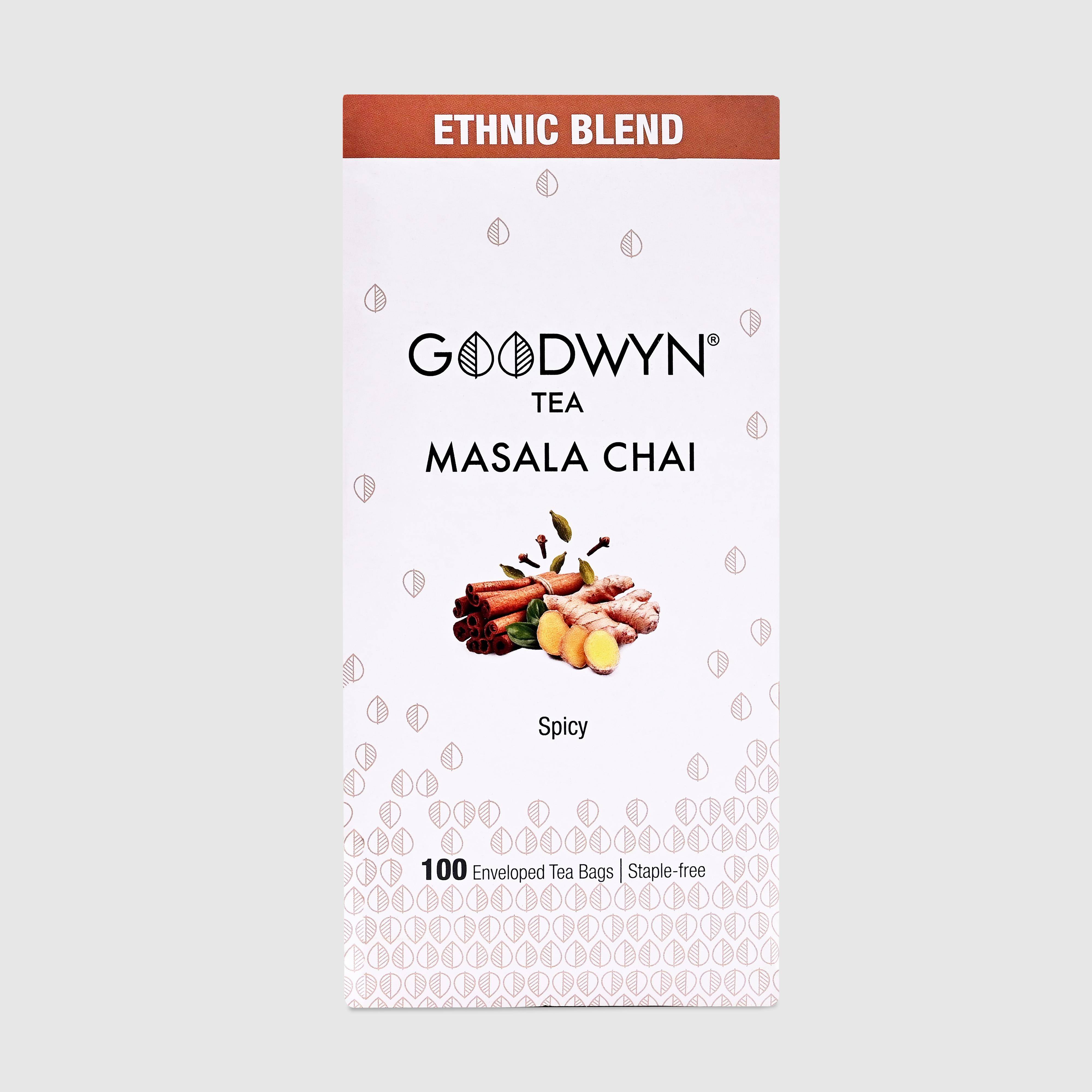 Image 2 of Goodwyn Masala Chai Enveloped Tea Bags 100s