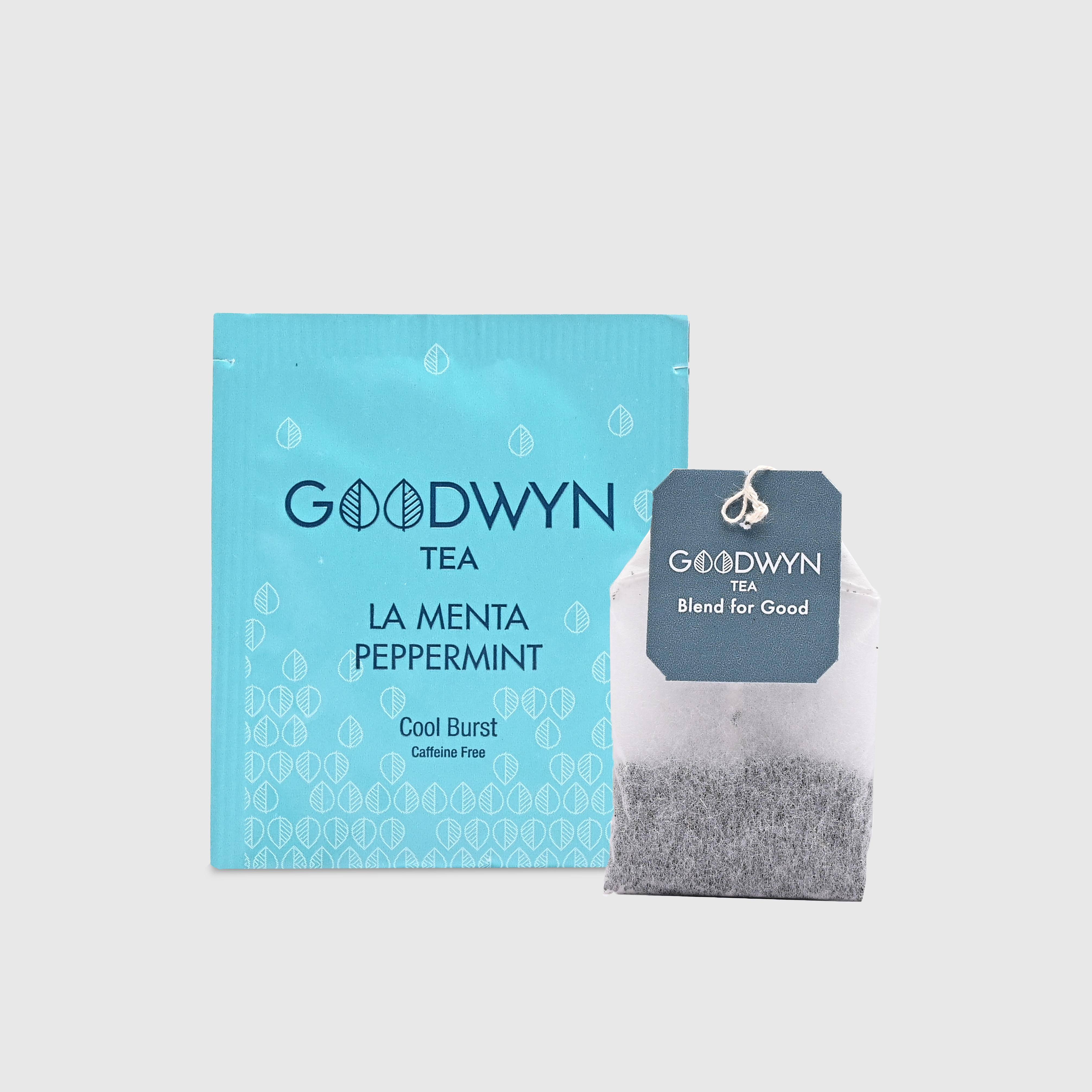 Image 1 of Goodwyn Peppermint Enveloped Tea Bags 100s