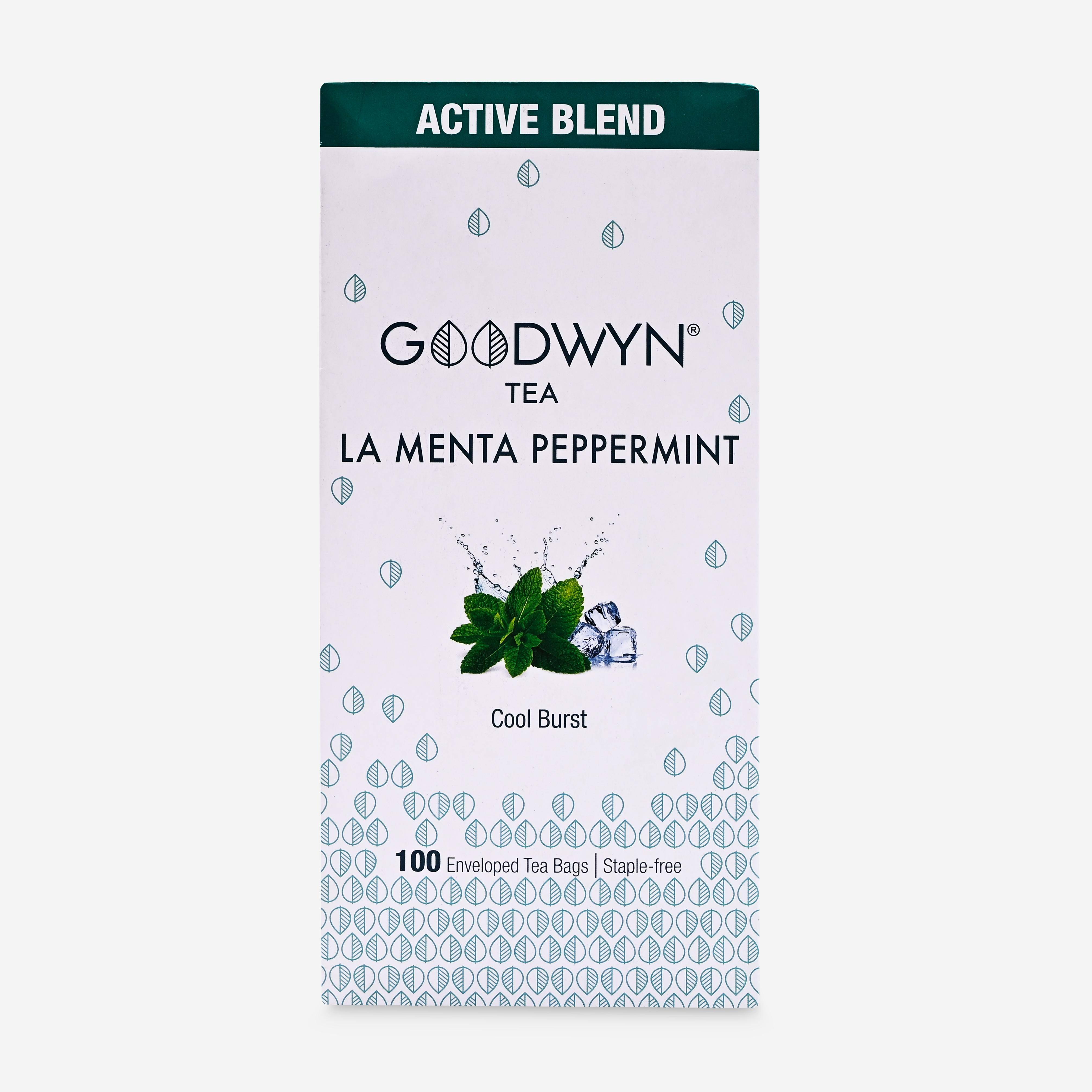 Goodwyn Peppermint Enveloped Tea Bags 100s - Thumbnail 2