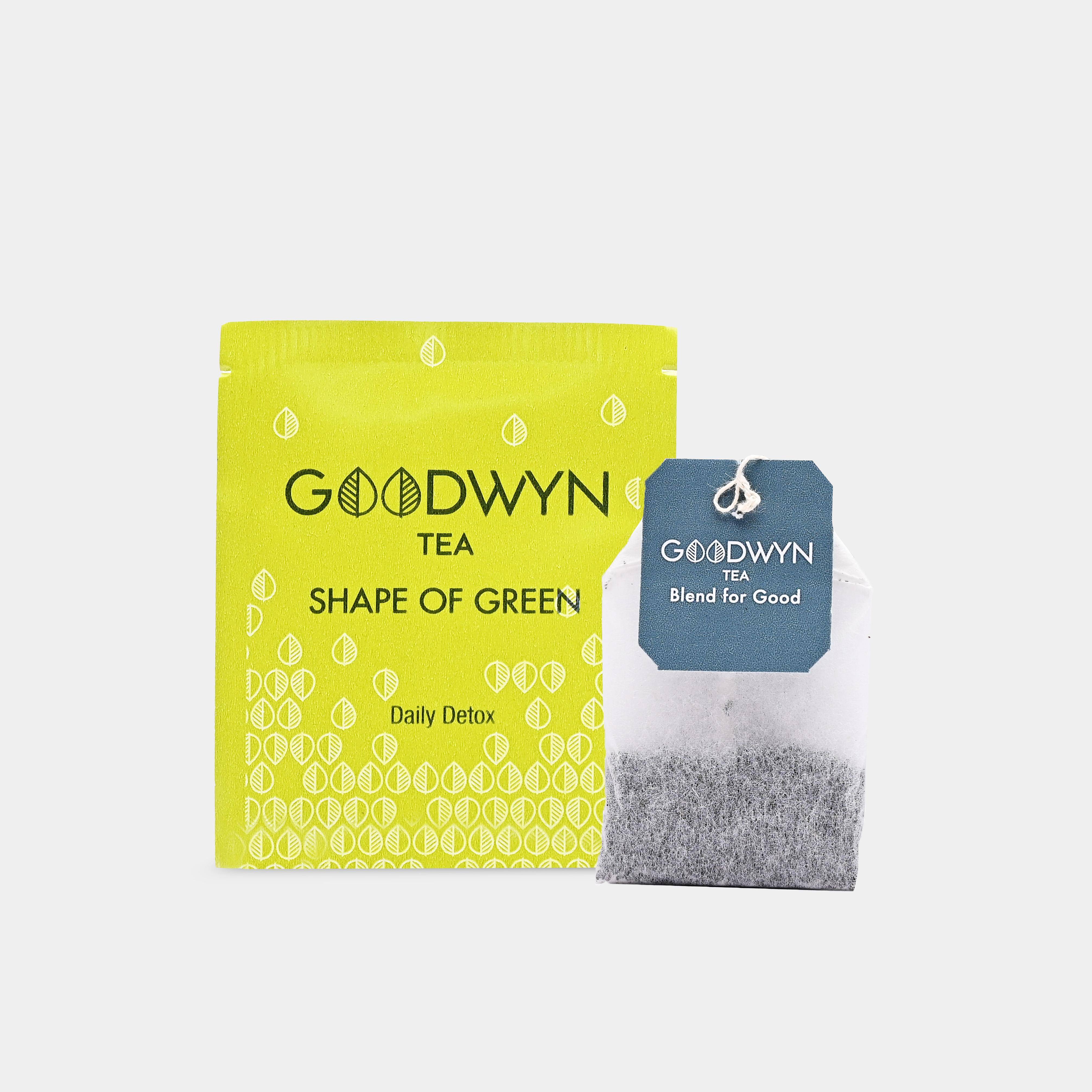 Product image of Goodwyn Shape Of Green Enveloped Tea Bags 200s