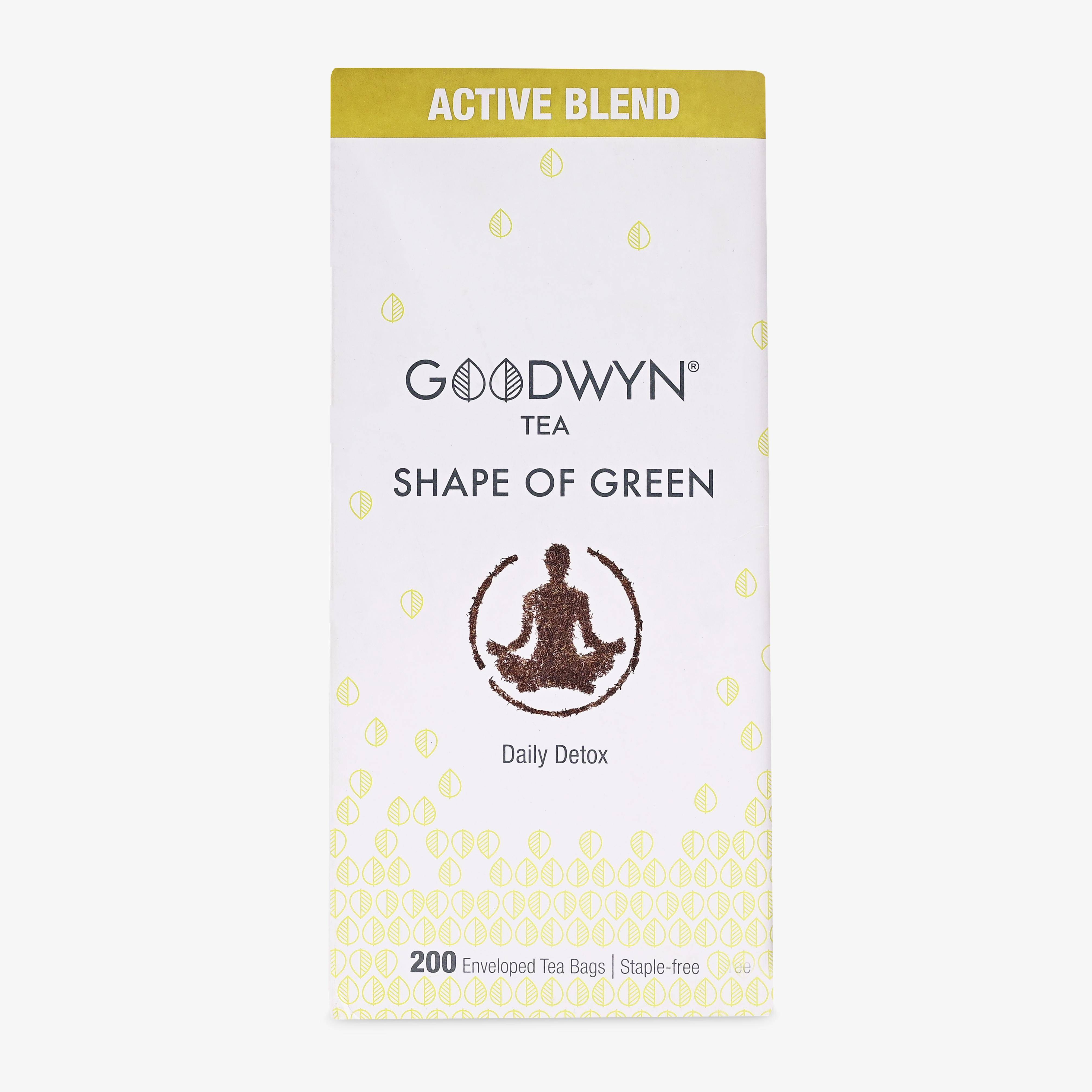 Goodwyn Shape Of Green Enveloped Tea Bags 200s