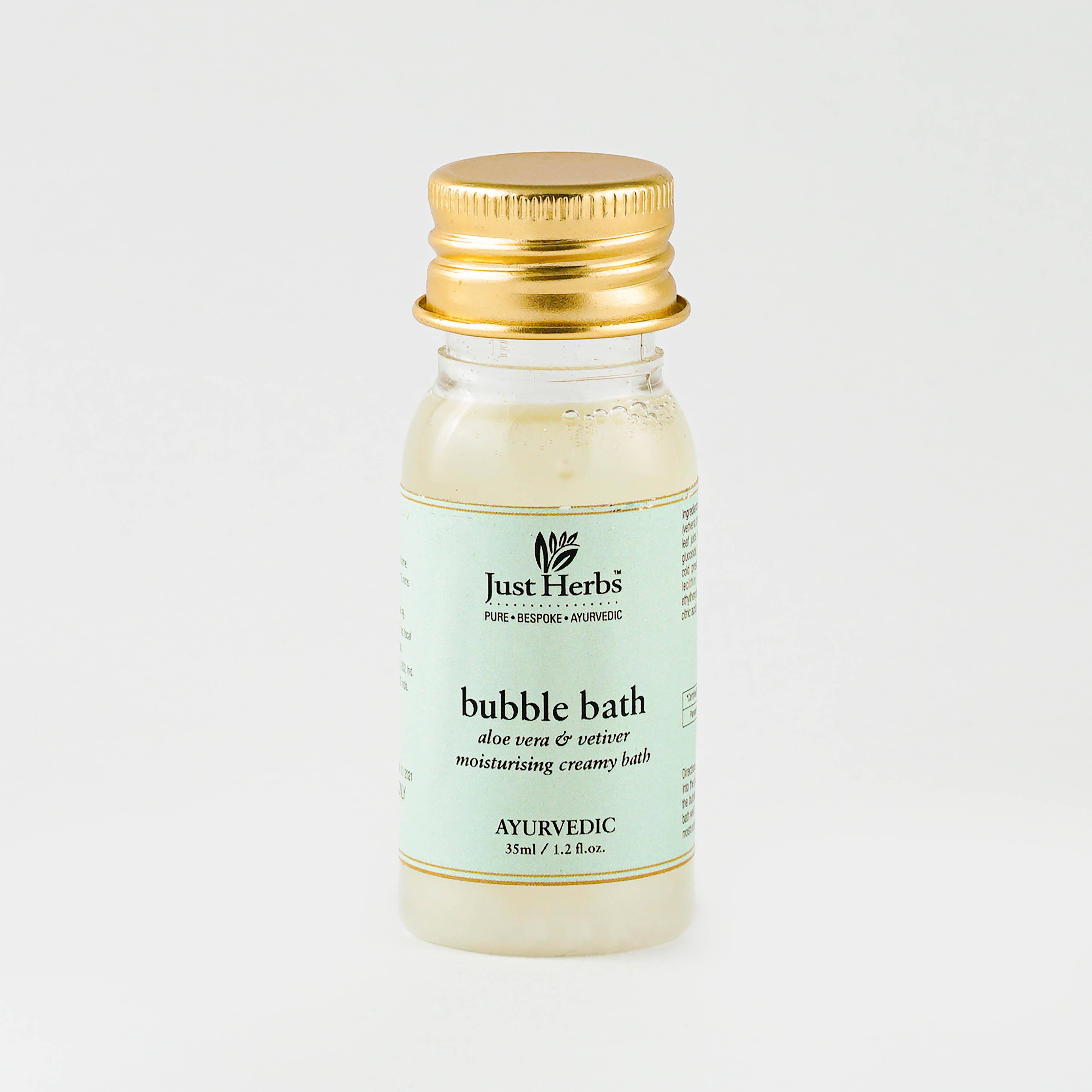 Main image of Just Herbs Bubble Bath Bottle 35 ml