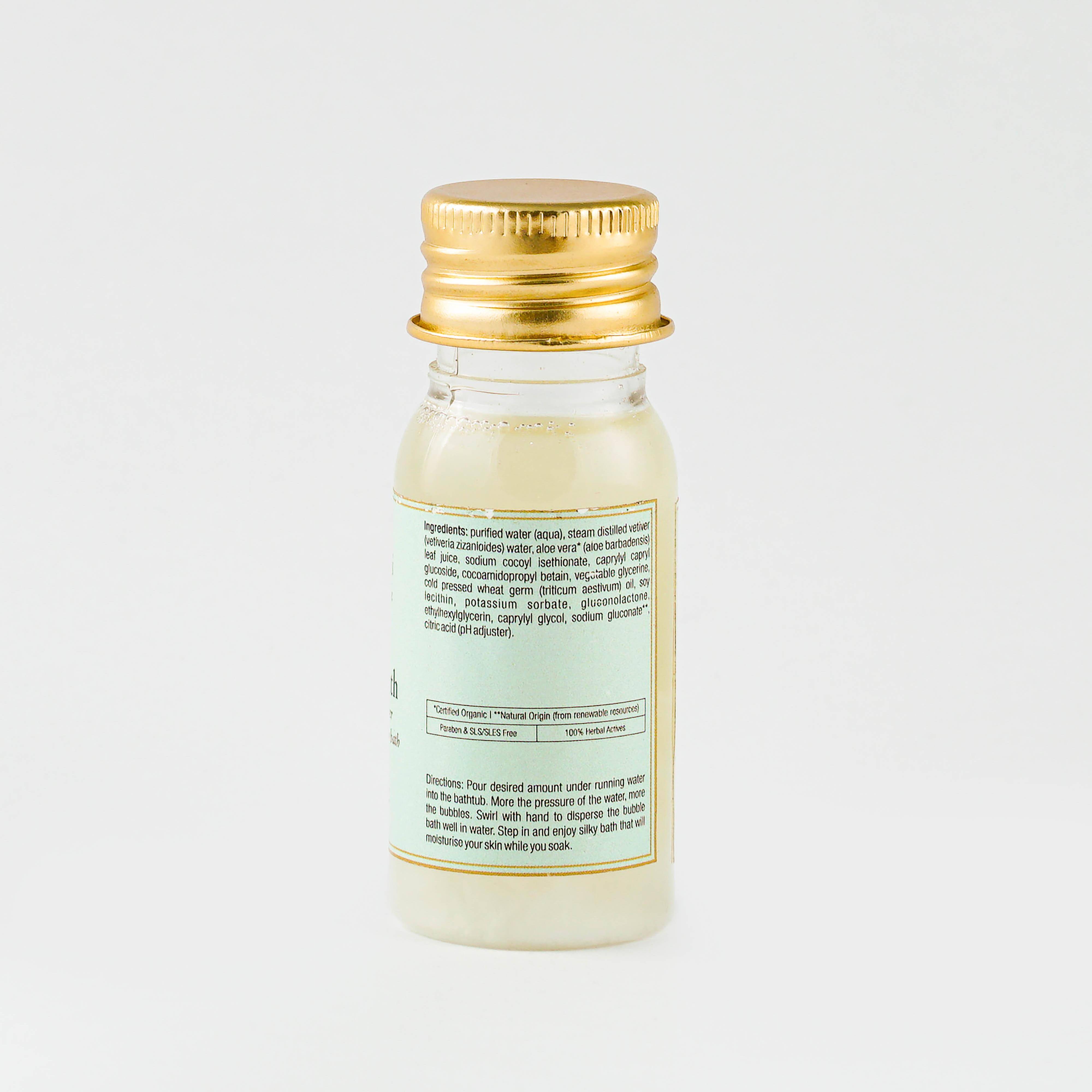 Image 2 of Just Herbs Bubble Bath Bottle 35 ml