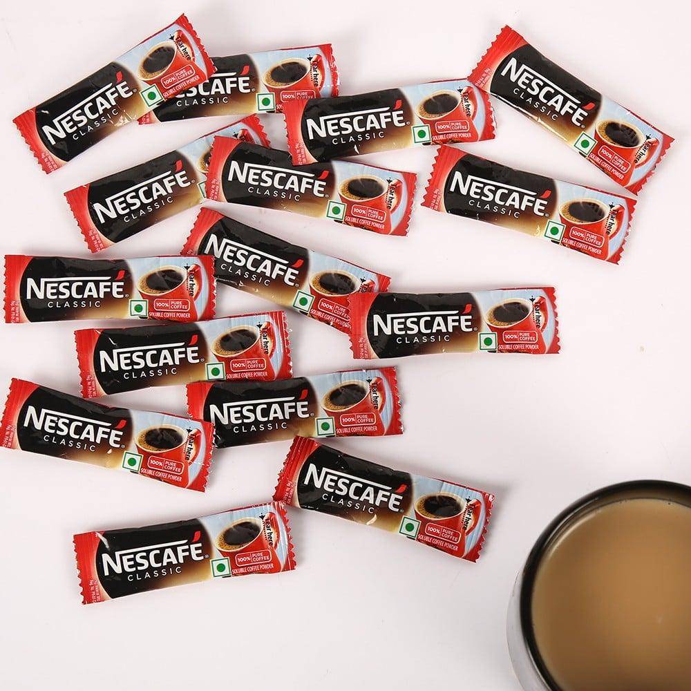 Nescafe Classic Instant Coffee Sachets, 1g, Pack of 60