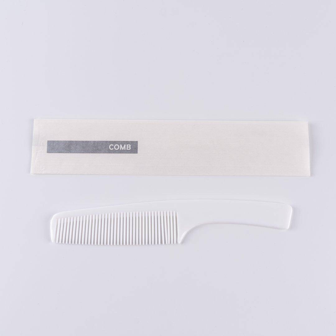 Plastic Comb 7" in White Pouch - Thumbnail 1