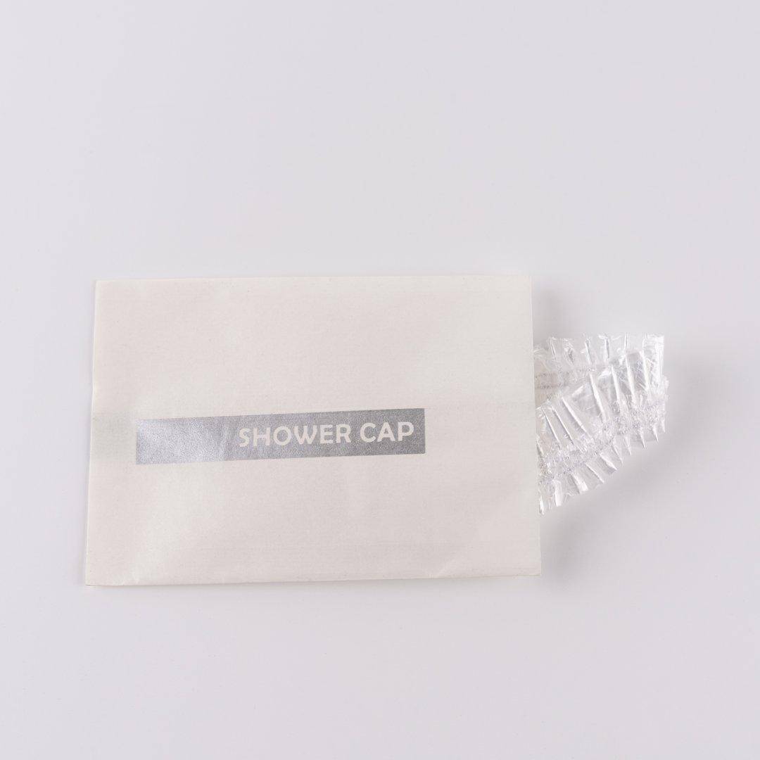 Shower Cap in White Pouch - Thumbnail 2