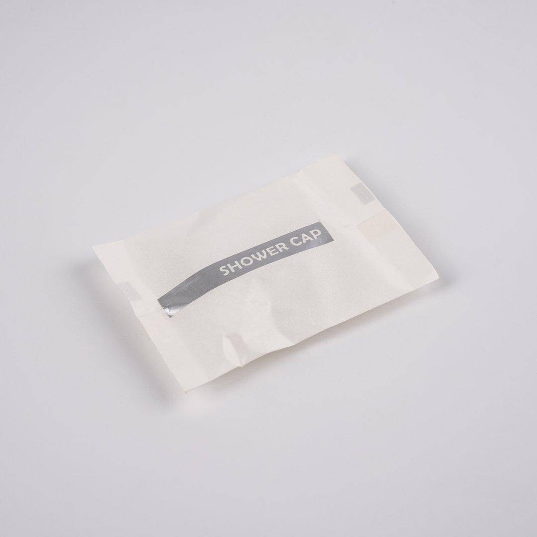 Shower Cap in White Pouch - Thumbnail 6