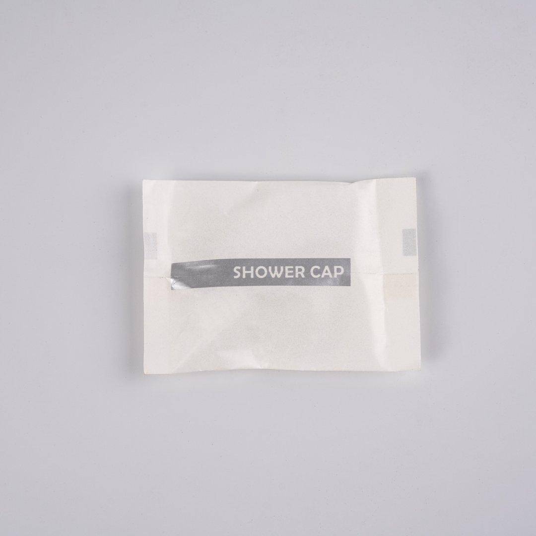 Shower Cap in White Pouch - Thumbnail 1