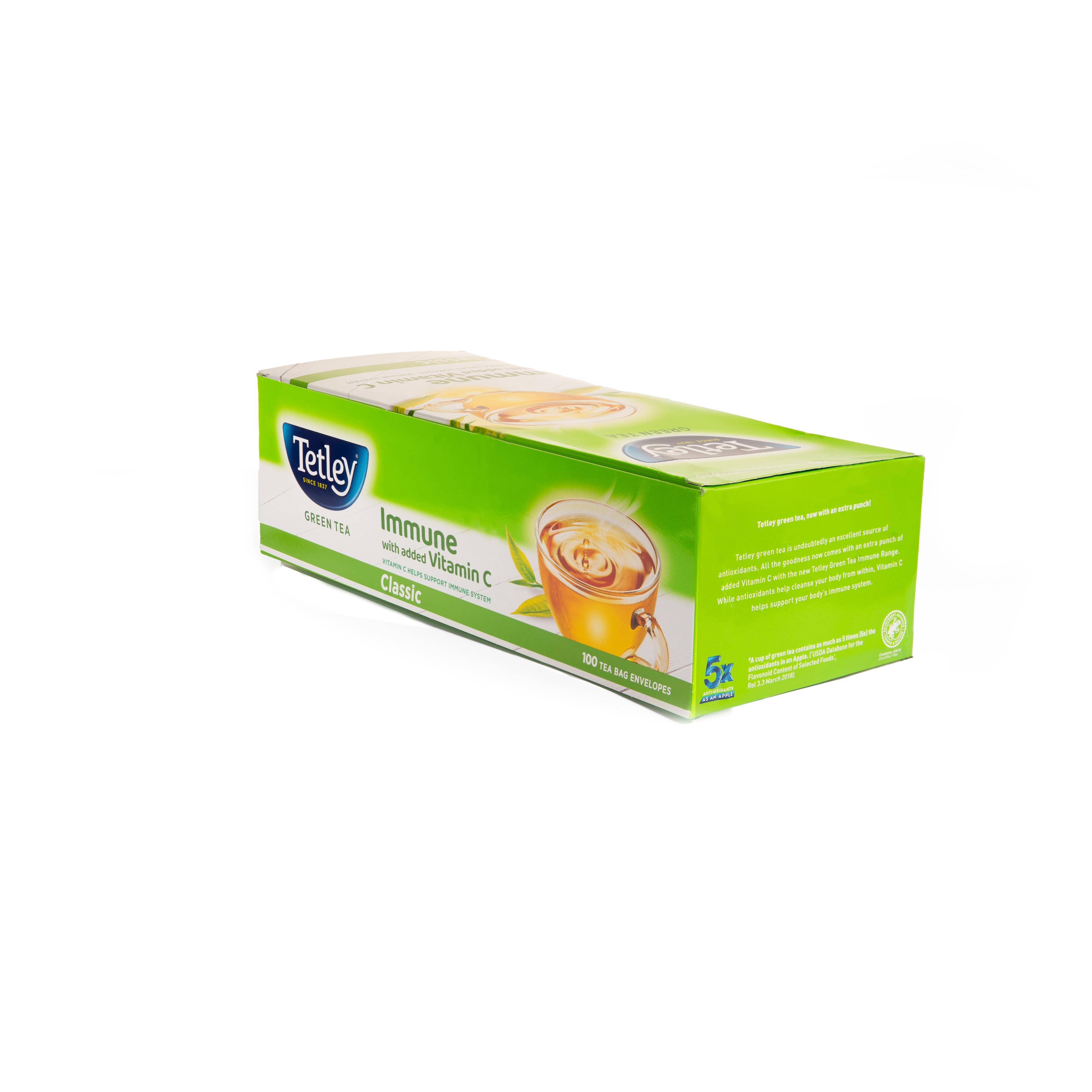 Tetley Green Tea Classic Envelope Tea Bags 100s - Image 5