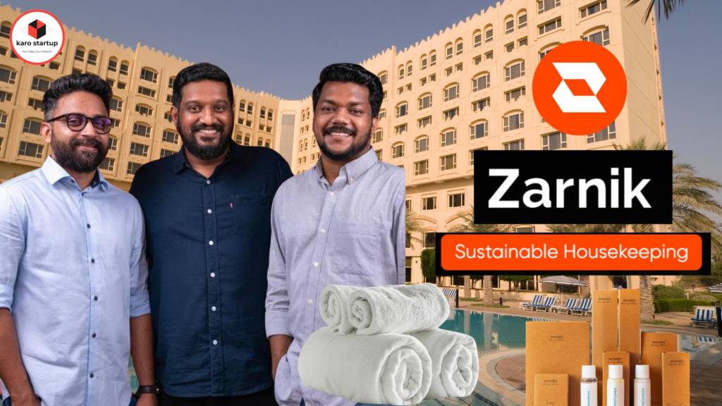 Zarnik founders - Azhar Umar, Rahul Jayan, and Prasobh Kumar